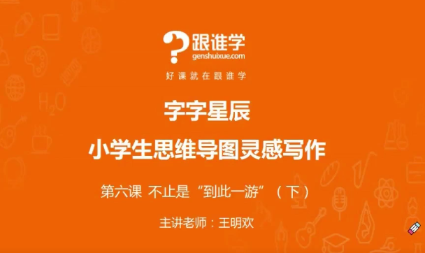 2025王明欢：小学思维导图作文课，思维导图灵感写作|焦圣希 18818568866