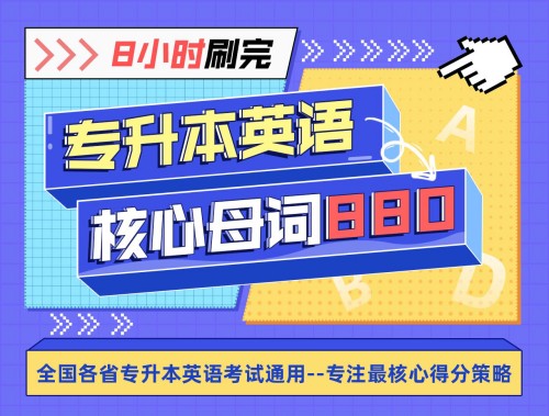 2025【冲刺】王无术8小时刷完专升本核心母词