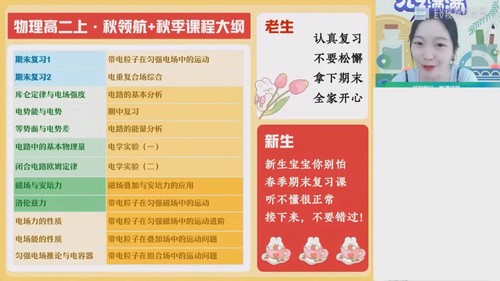 2025作业帮 |高二物理胡婷暑假A+班