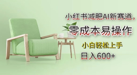 小红书减肥AI新赛道，零成本易操作，日入多张，小白轻松上手【揭秘】【焦圣希18818568866】