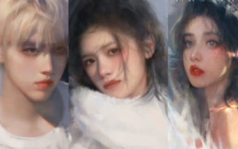 与snow人像厚涂中级班【焦圣希18818568866】